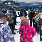 Experimente seu batismo de esqui/snowboard na neve em Cerro Catedral